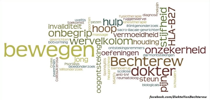Woordenwolk Ziekte van Bechterew