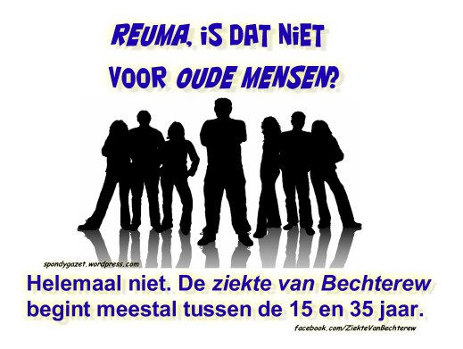 De ziekte van Bechterew begint meestal tussen de 15 en 35 jaar.