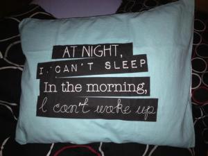 at night I cant sleep