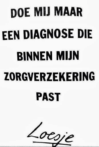 een passende diagnose ...