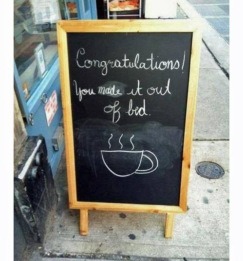 you made it out of bed