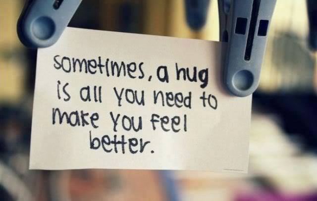 a hug is all you need