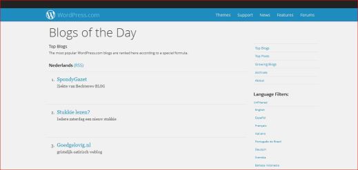 Spondygazet - Blog of the Day (februari 2014)