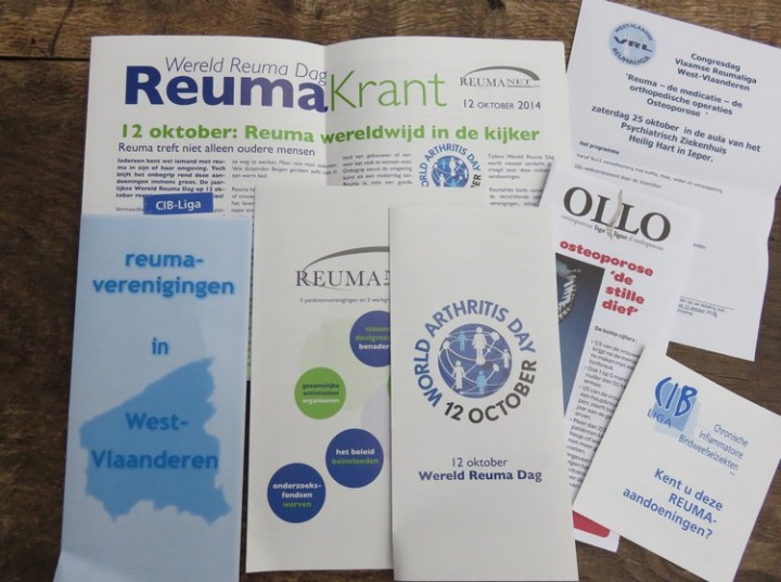 folders, reumaweek 2014