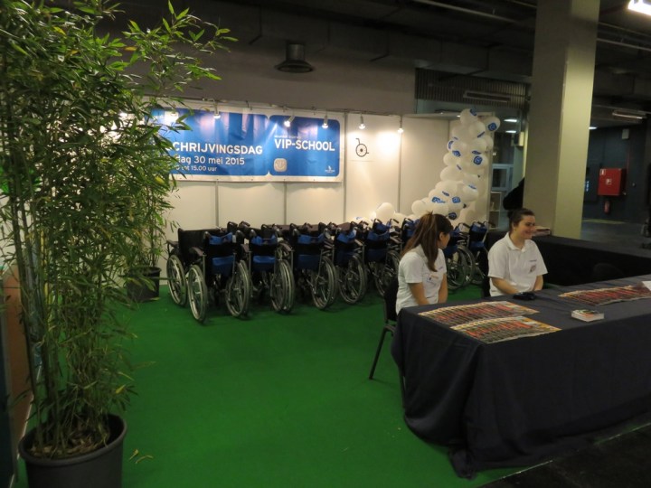 rolstoelen aan onthaal